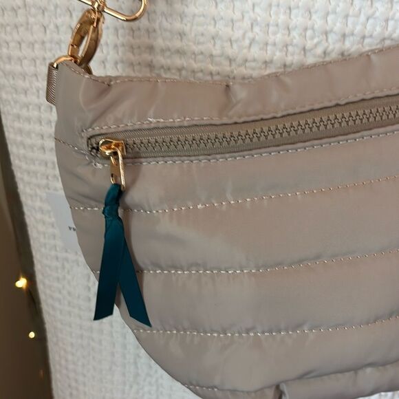 - Pretty Simple Jolie Puffer Bum  Bag in Sand - Picture 5 of 7